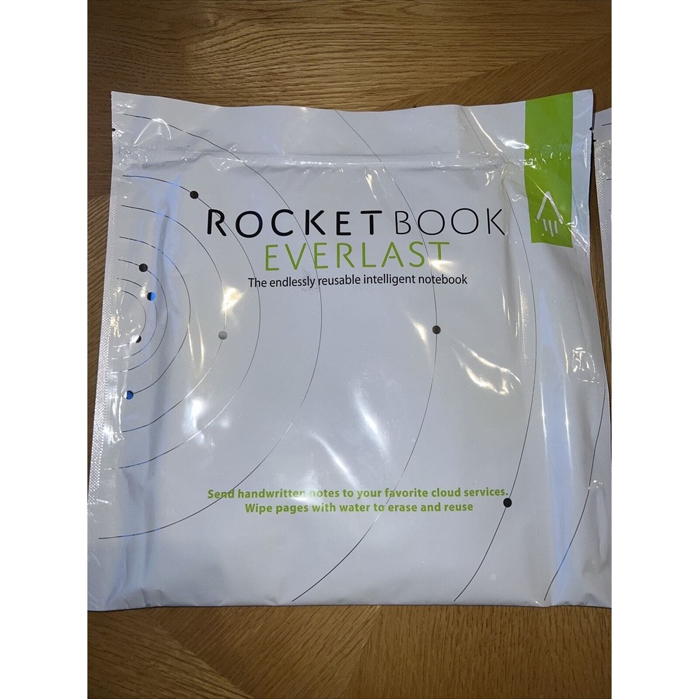 Rocketbook Everlast (Core) Reusable Wirebound Bundle Two Notebooks + Pens